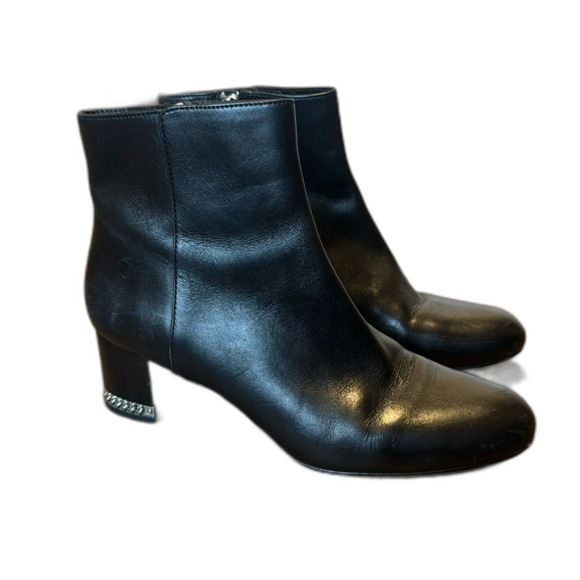 Michael Kors ladies June Flex Leather Booties in black size 8 M boots - Picture 8 of 11